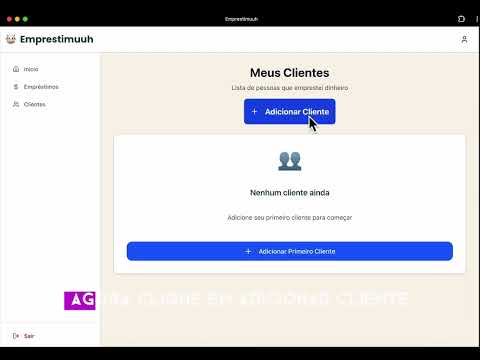 Cadastrando Seu Primeiro Cliente